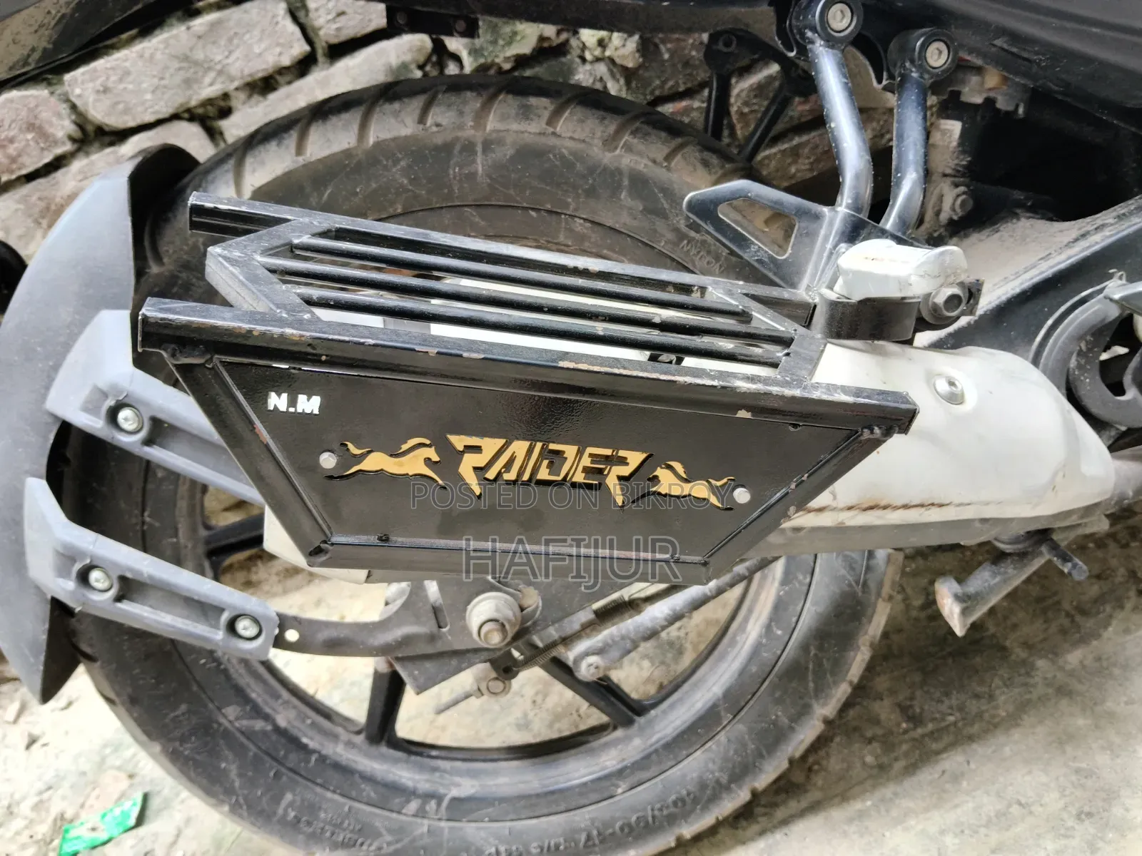 TVS Raider Silencer Guard
