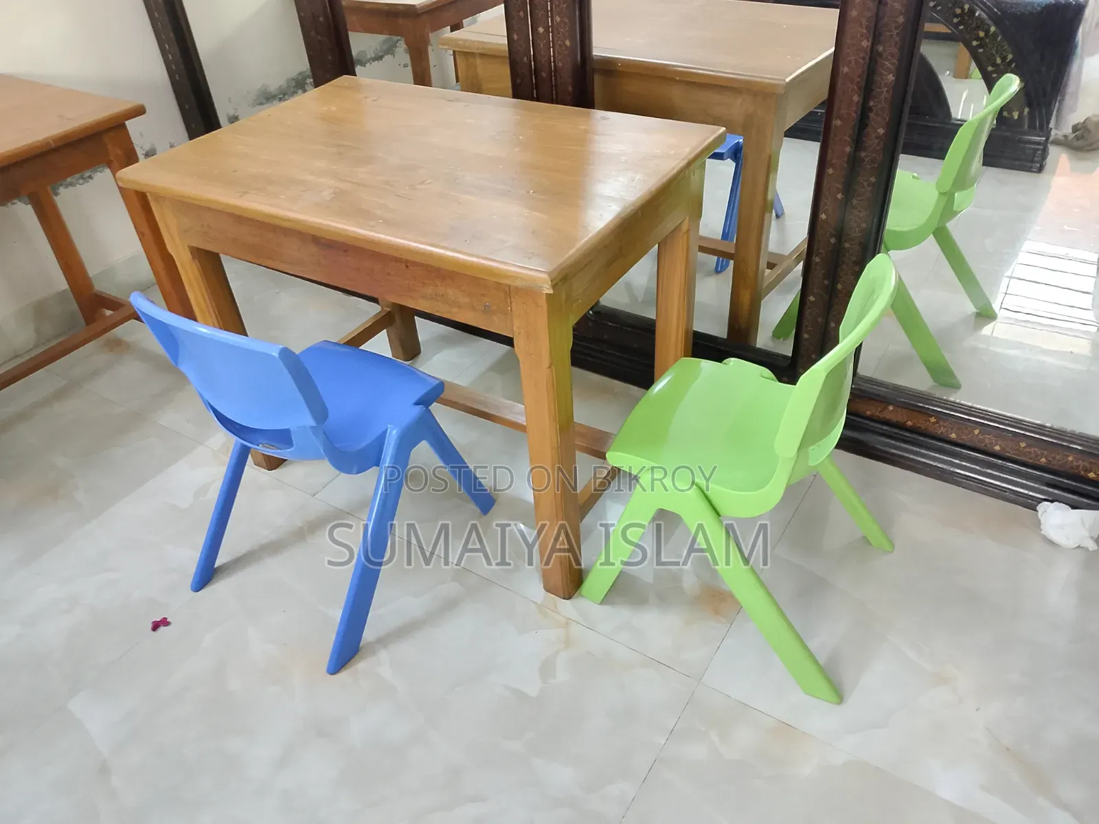 Baby Reading Table With 2 Chairs