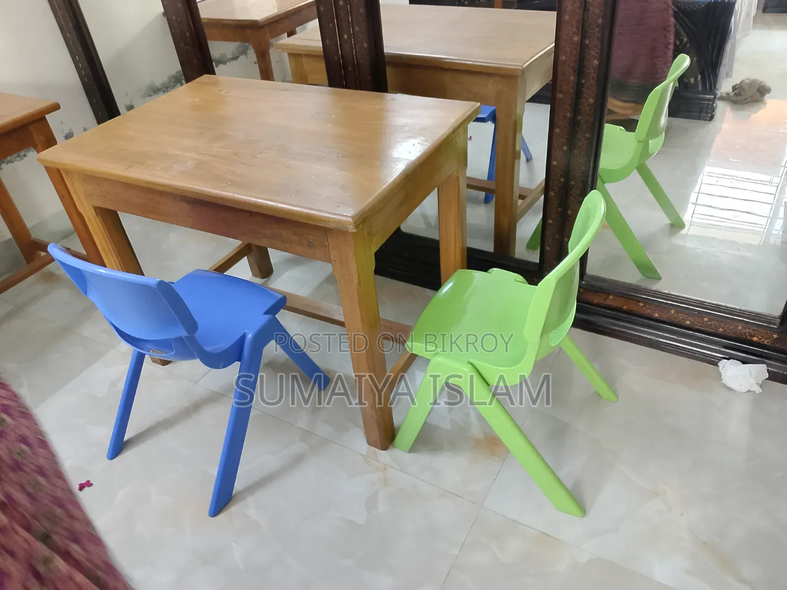Baby Reading Table With 2 Chairs