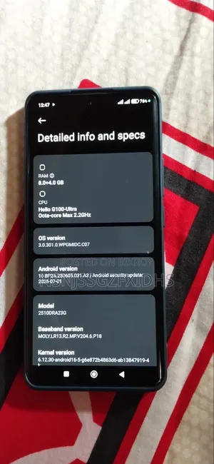 শাওমি রেডমি নোট ১৫ ২৫৬ জিবি কালো