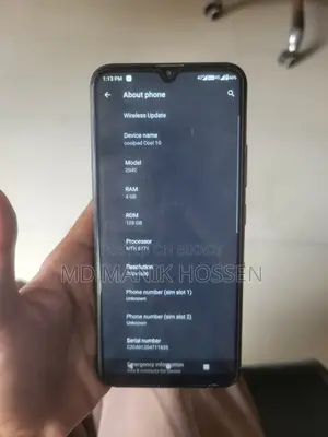 কূলপ্যাড কূল ১০ ১২৮ জিবি ব্ল্যাক