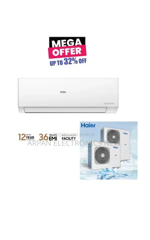 Official Warranty EMI Available Haier 1.1 Ton CleanCool Inverter AC