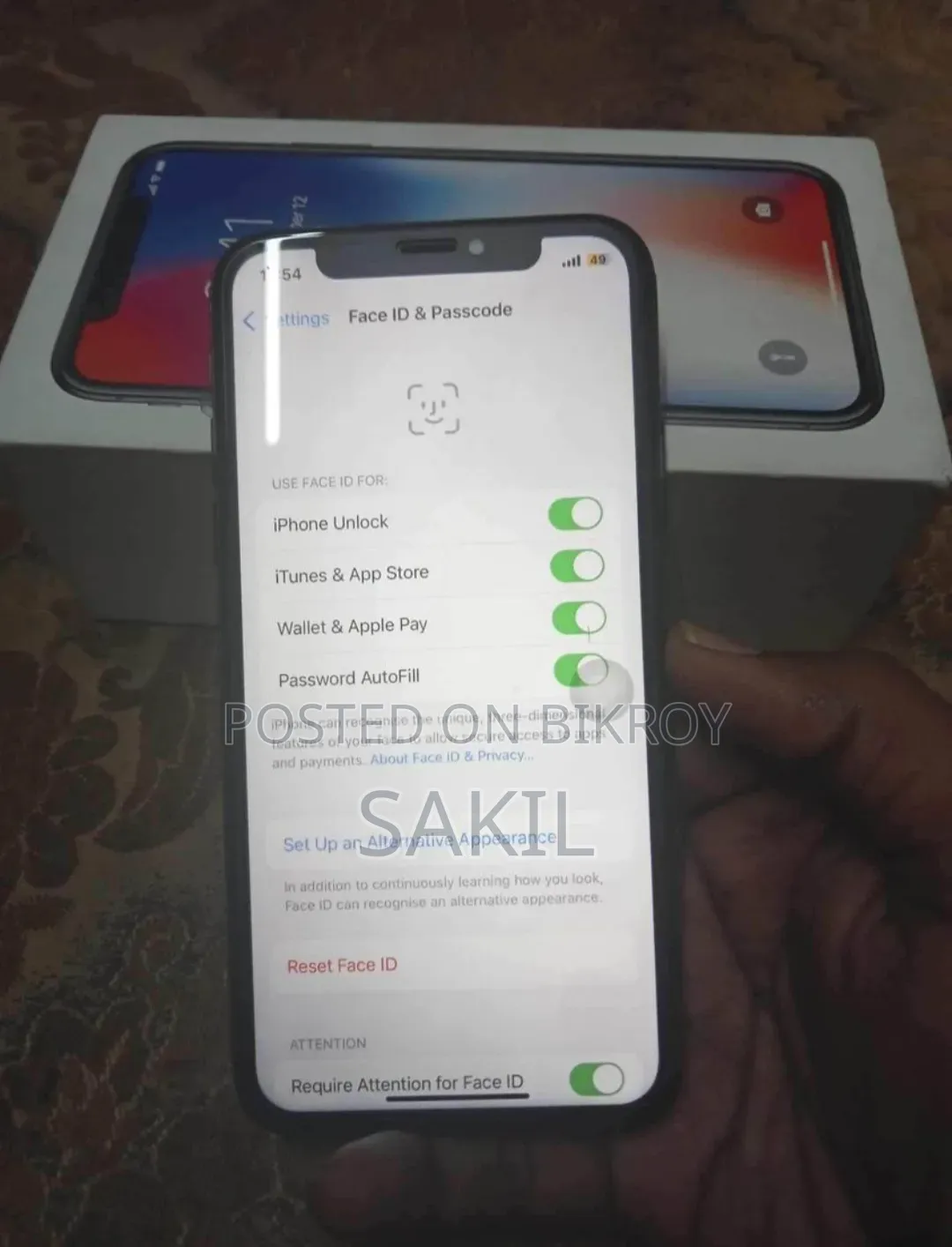 Apple iPhone X 256 GB Black