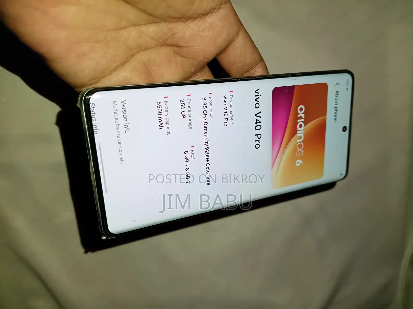 Vivo V40 Pro 256 GB Purple