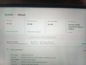 ল্যাপটপ HP EliteBook 1040 G8 16GB Intel Core I5 SSD 512GB