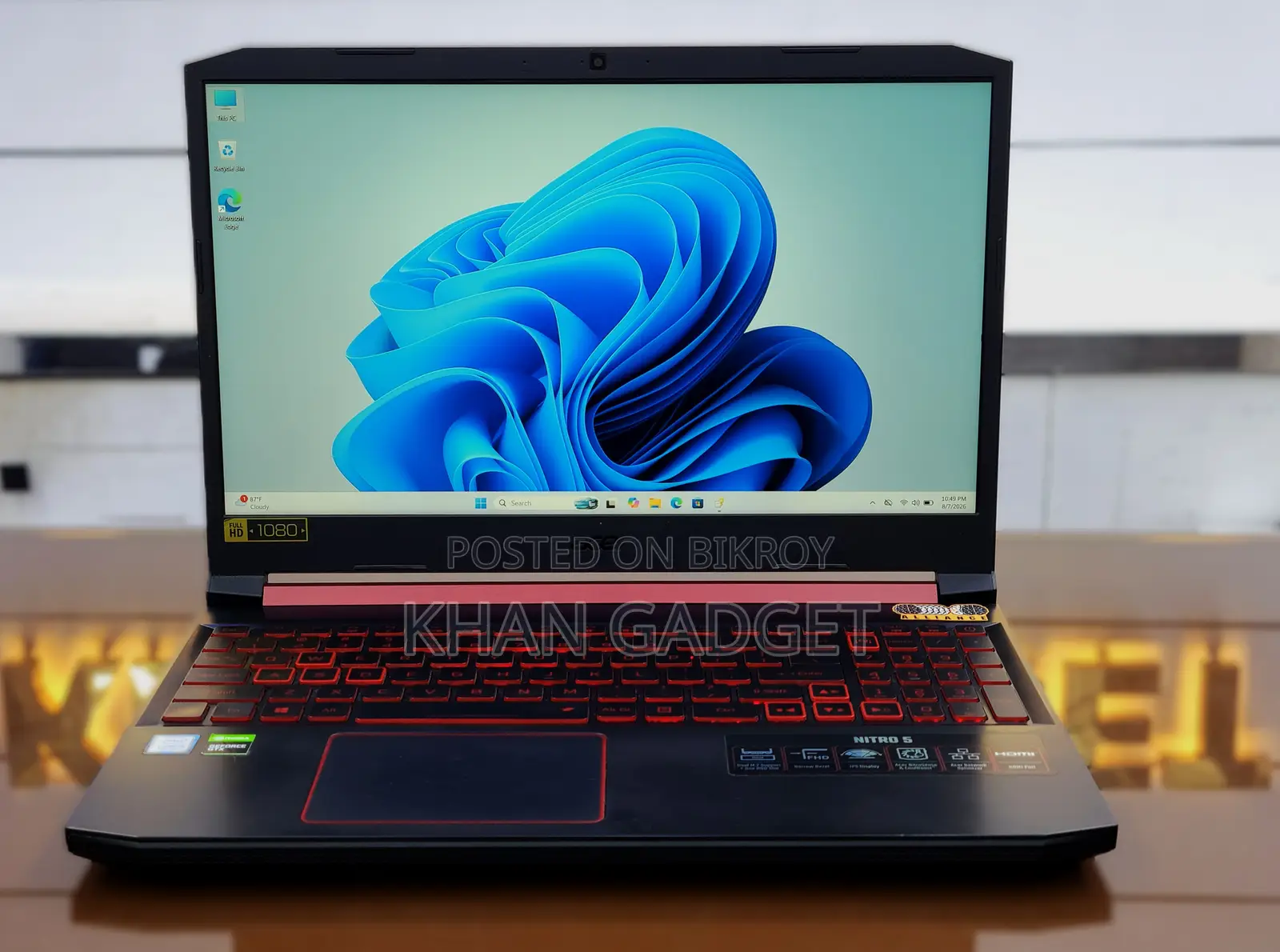 Laptop Acer Nitro 5 8GB Intel Core I5 SSD 512GB
