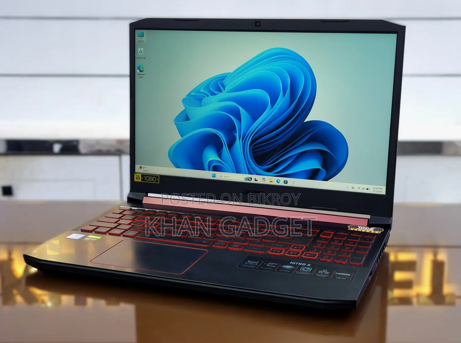 Laptop Acer Nitro 5 8GB Intel Core I5 SSD 512GB