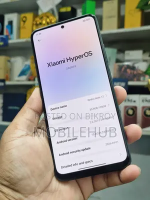 শাওমি রেডমি নোট ১২ ১২৮ জিবি ব্ল্যাক