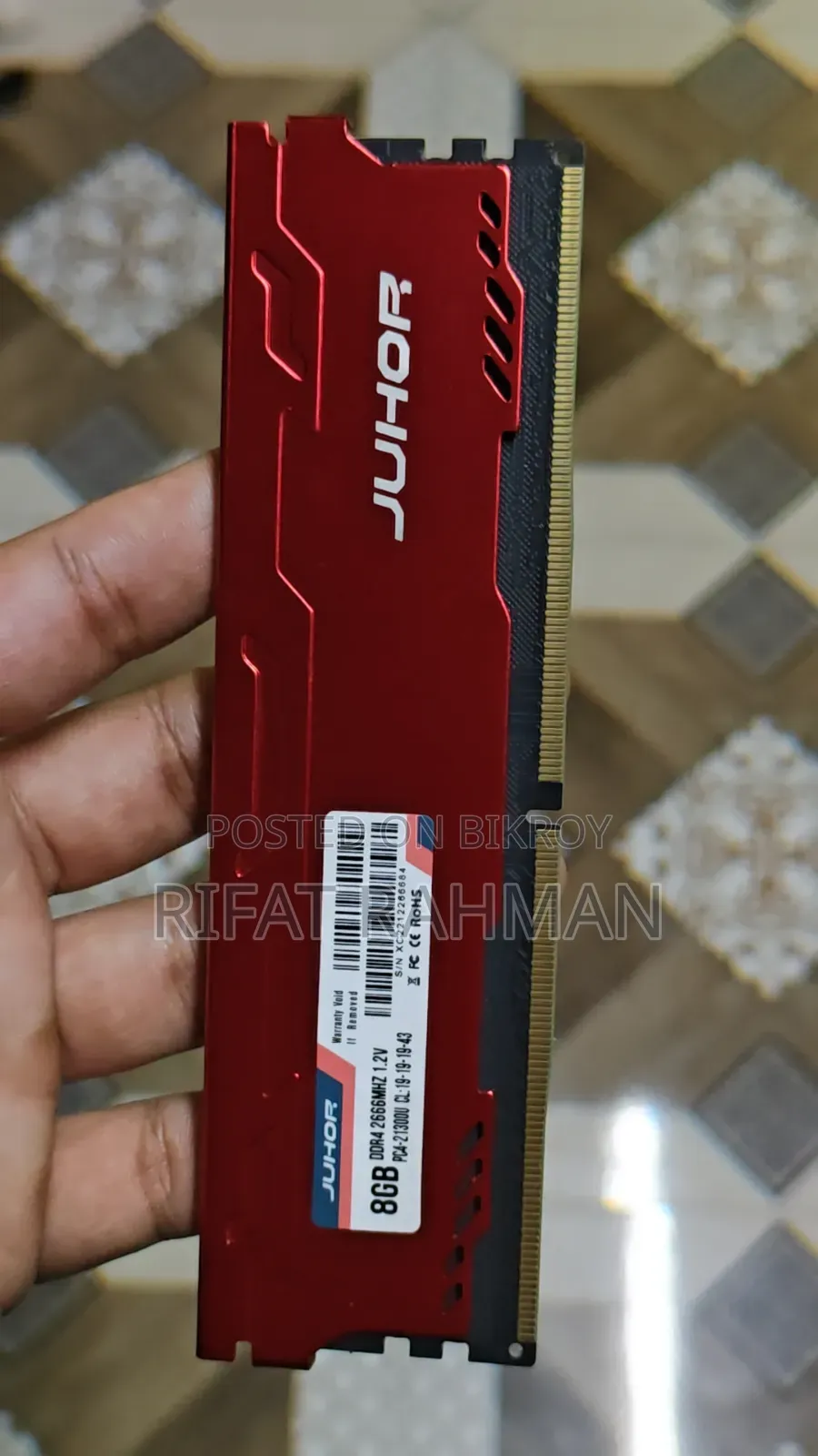 Juhor 8gb Ddr4 2666mhz Ram