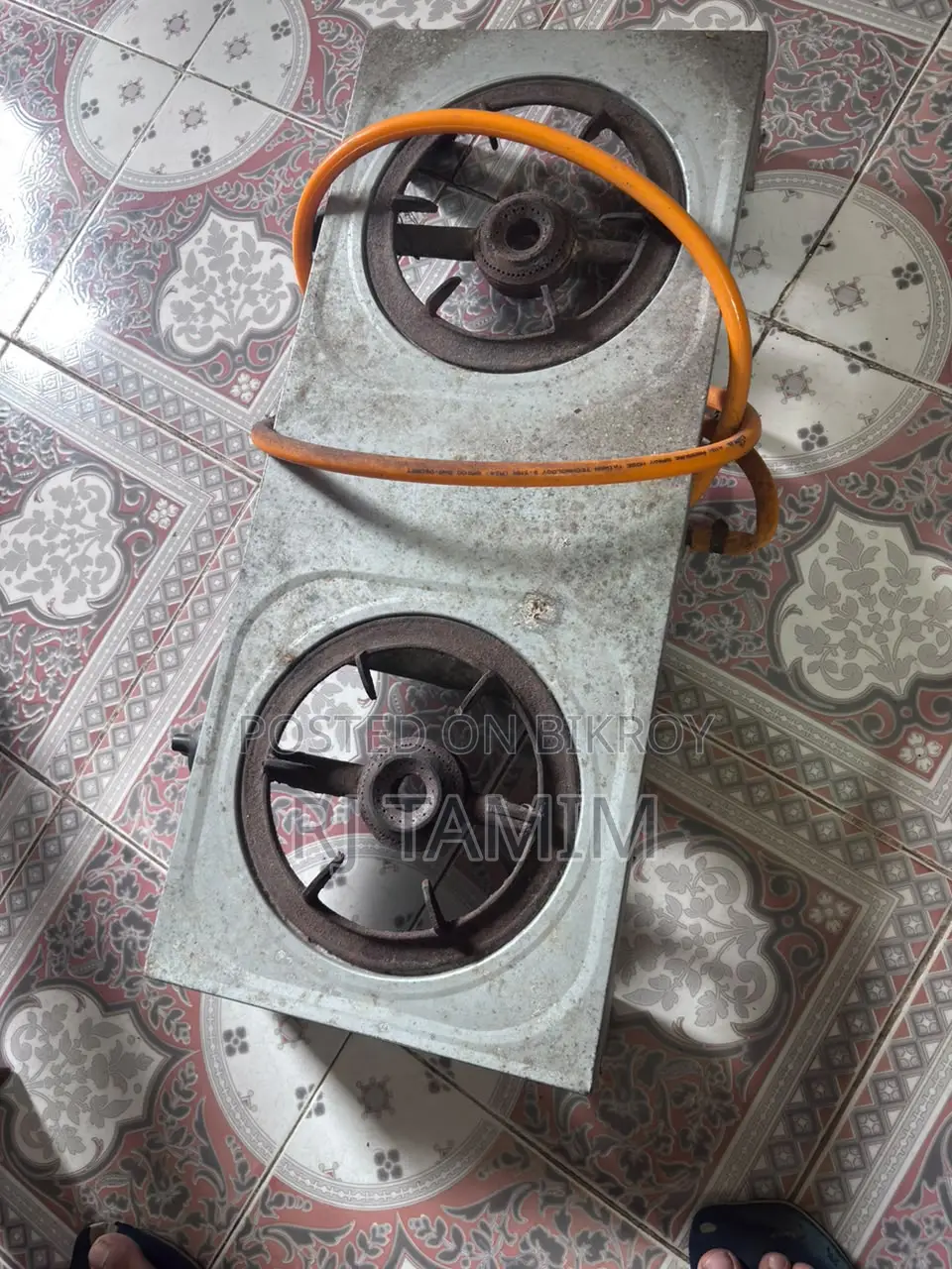 Navana Double Burner Cylinder Gas Stove – Ready to Use!