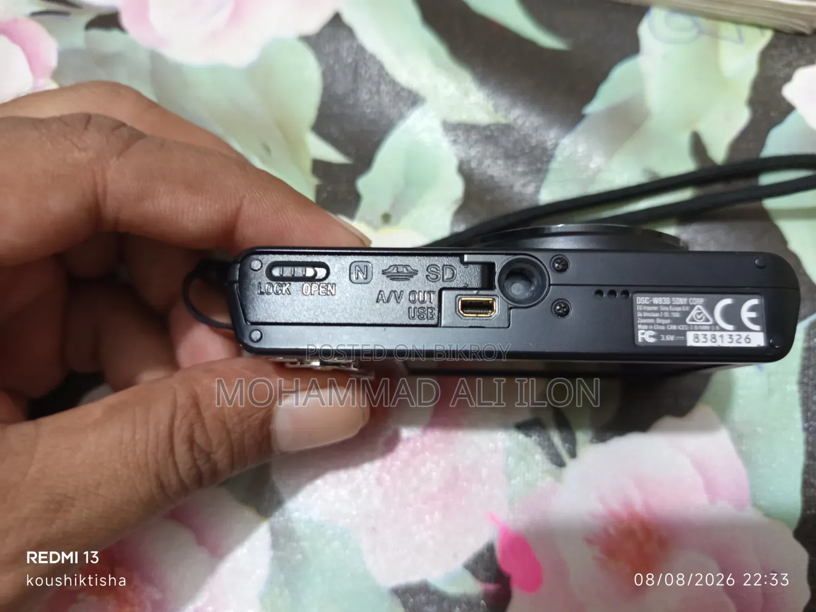 Sony Camera W830