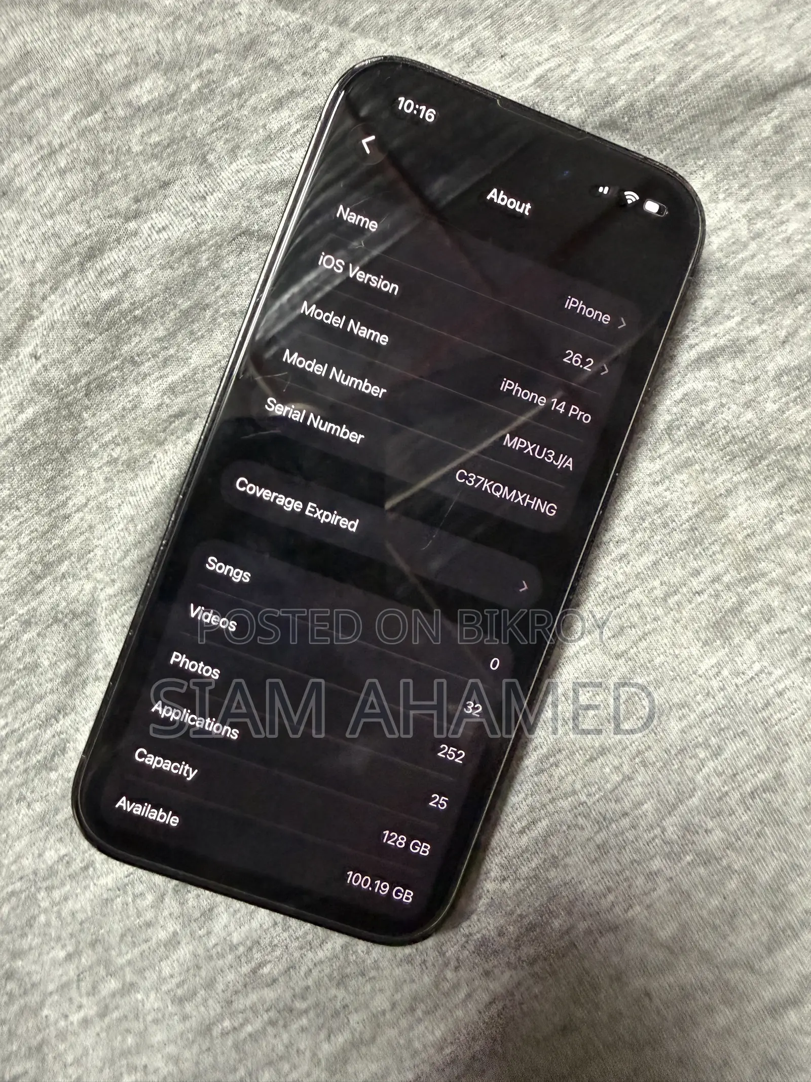 Apple iPhone 14 Pro 128 GB Black