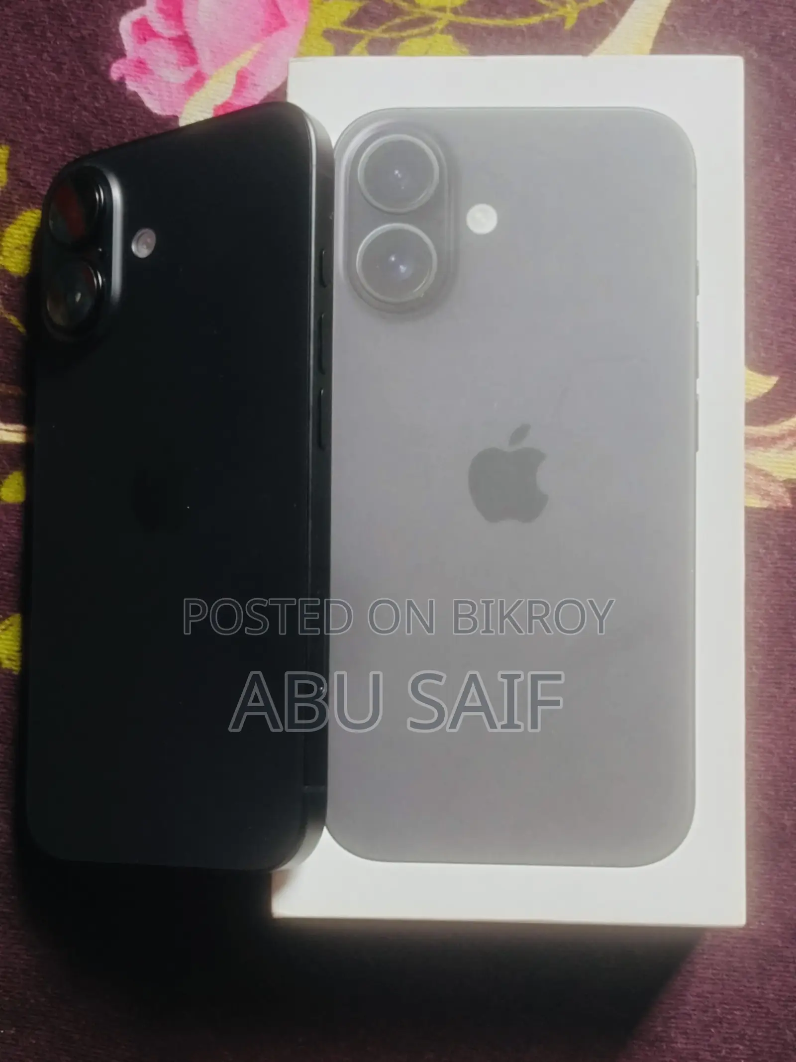 অ্যাপল আইফোন ১৬ ১২৮ জিবি ব্ল্যাক