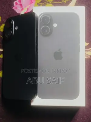 অ্যাপল আইফোন ১৬ ১২৮ জিবি ব্ল্যাক
