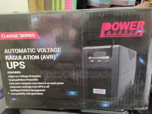 Power Guard UPS With Box and Running Battery (Backup Running)