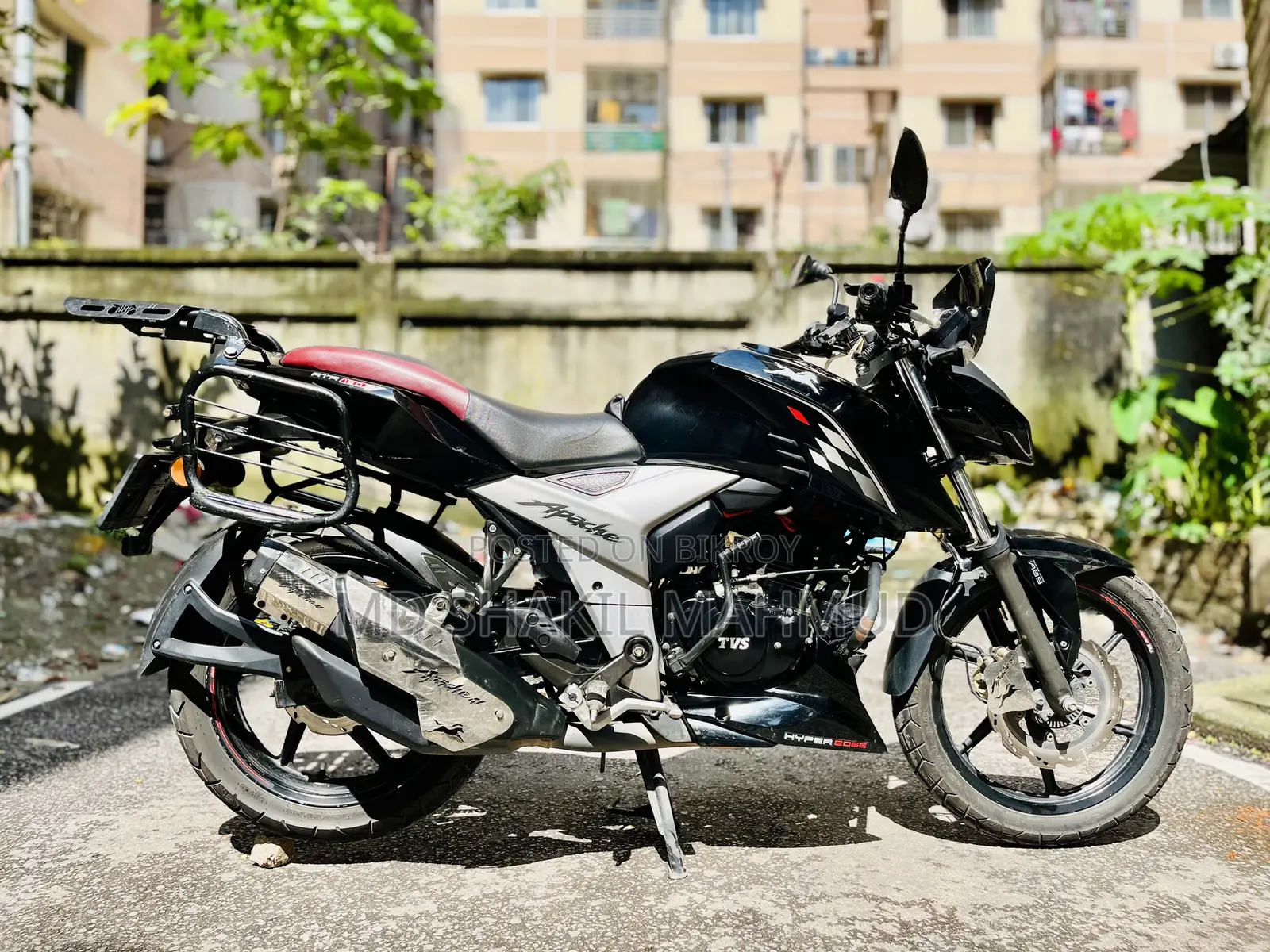 টিভিএস আপাচে আরটিআর ১৬০ ৪ভি ২০২২ ব্ল্যাক