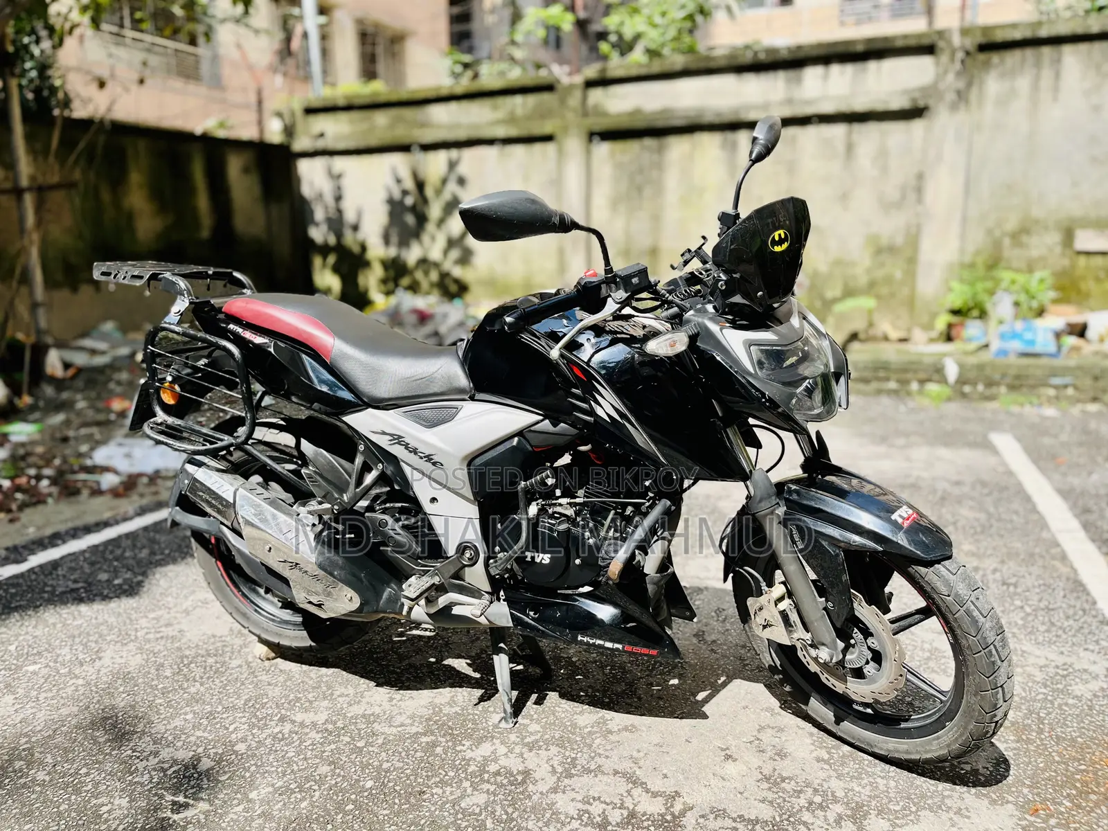 টিভিএস আপাচে আরটিআর ১৬০ ৪ভি ২০২২ ব্ল্যাক