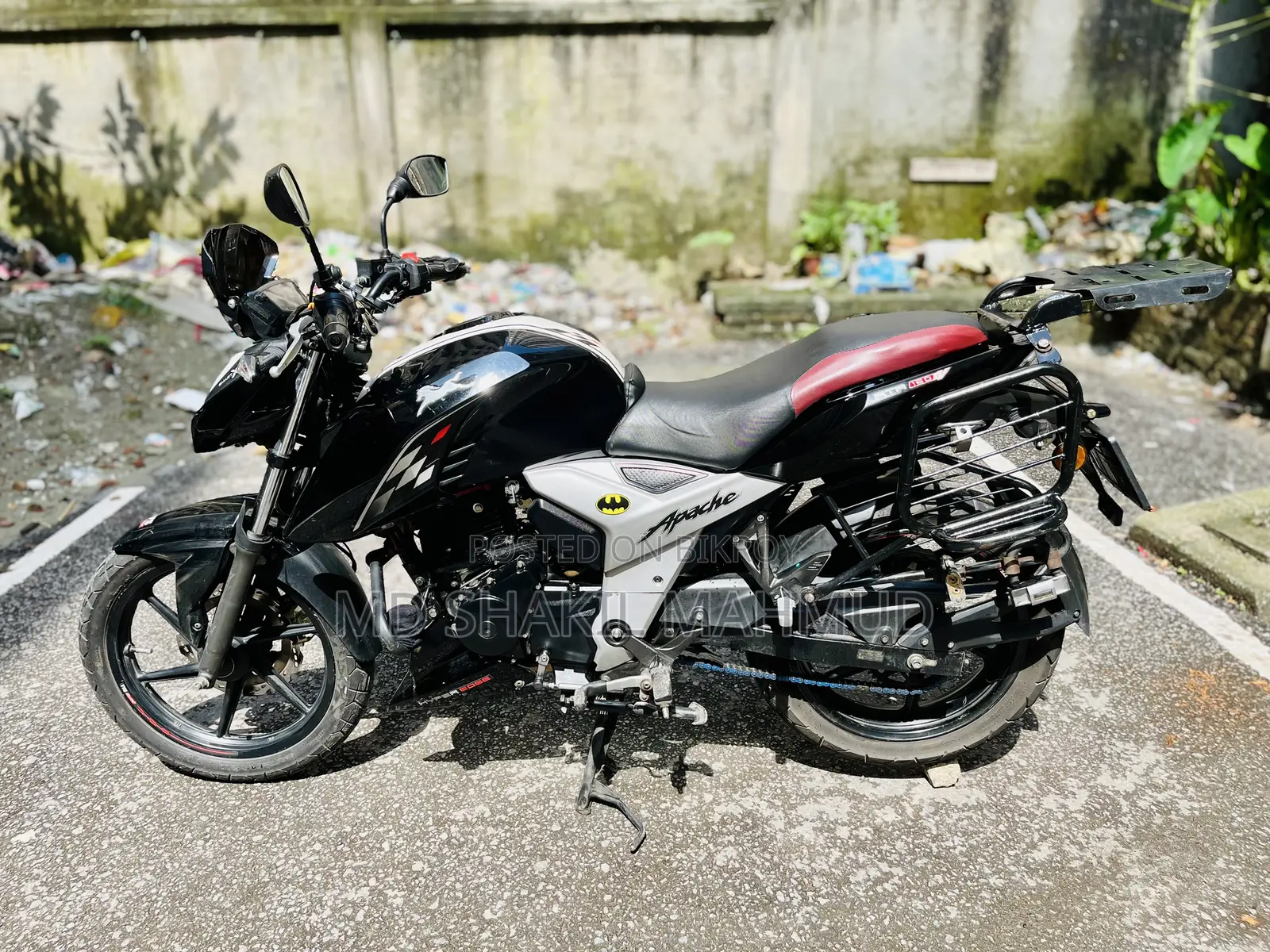 টিভিএস আপাচে আরটিআর ১৬০ ৪ভি ২০২২ ব্ল্যাক