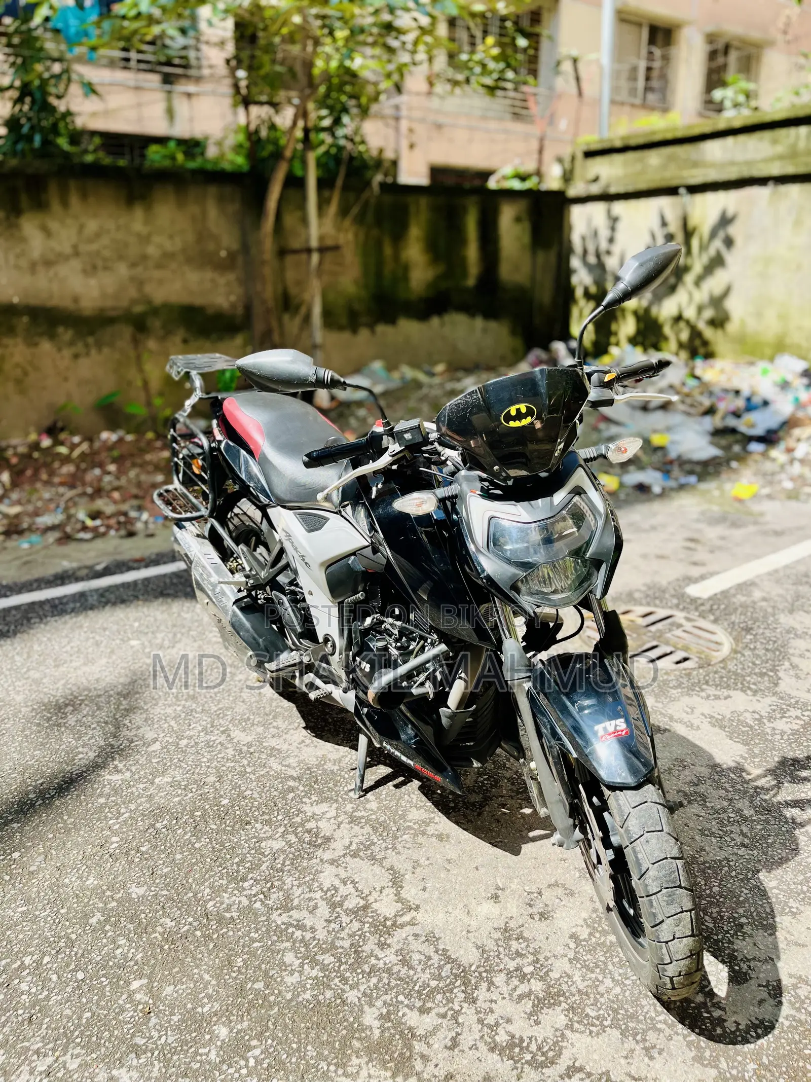 টিভিএস আপাচে আরটিআর ১৬০ ৪ভি ২০২২ ব্ল্যাক