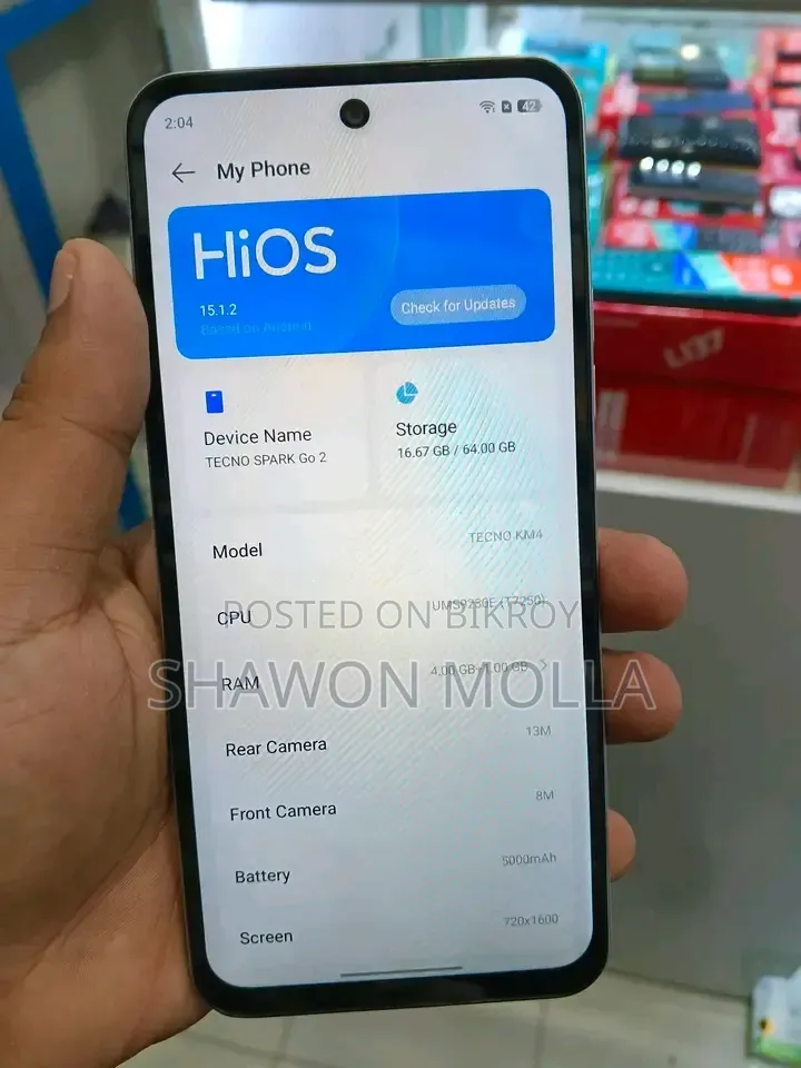 Tecno Spark Go 64 GB White