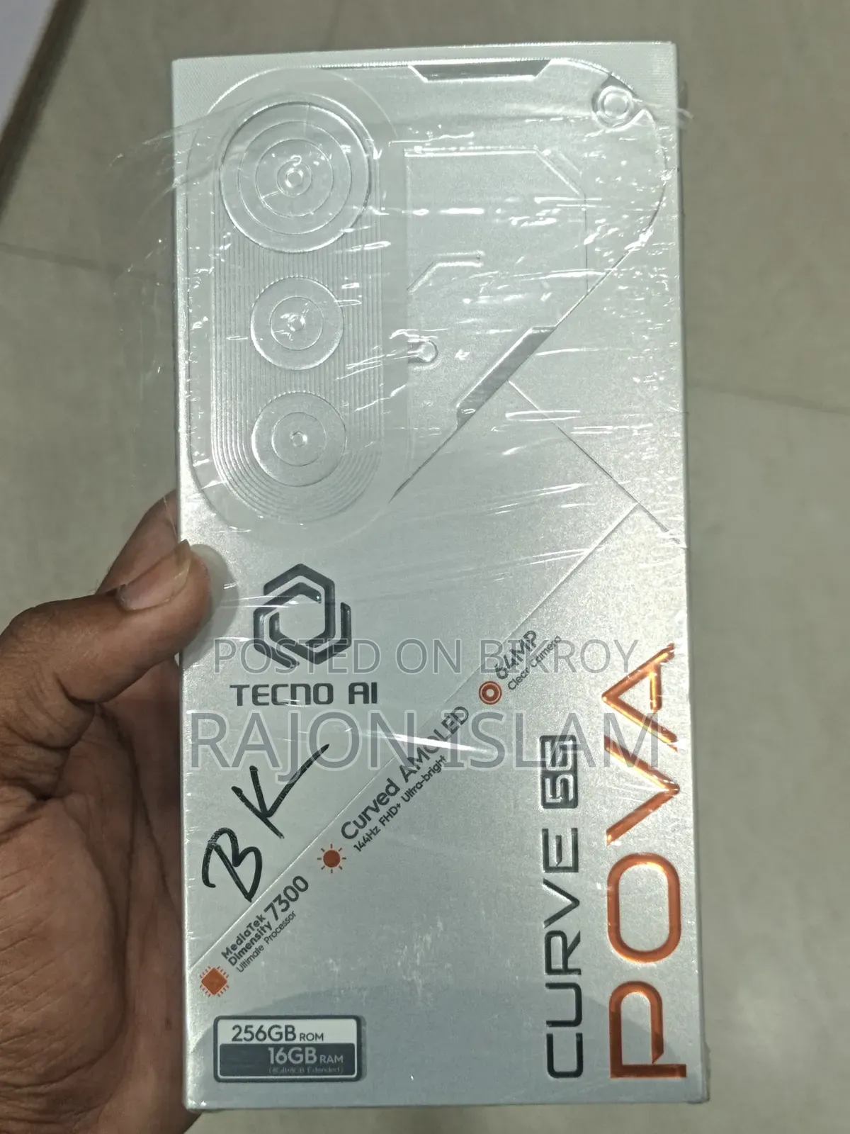 Tecno Pova Curve 256 GB Black