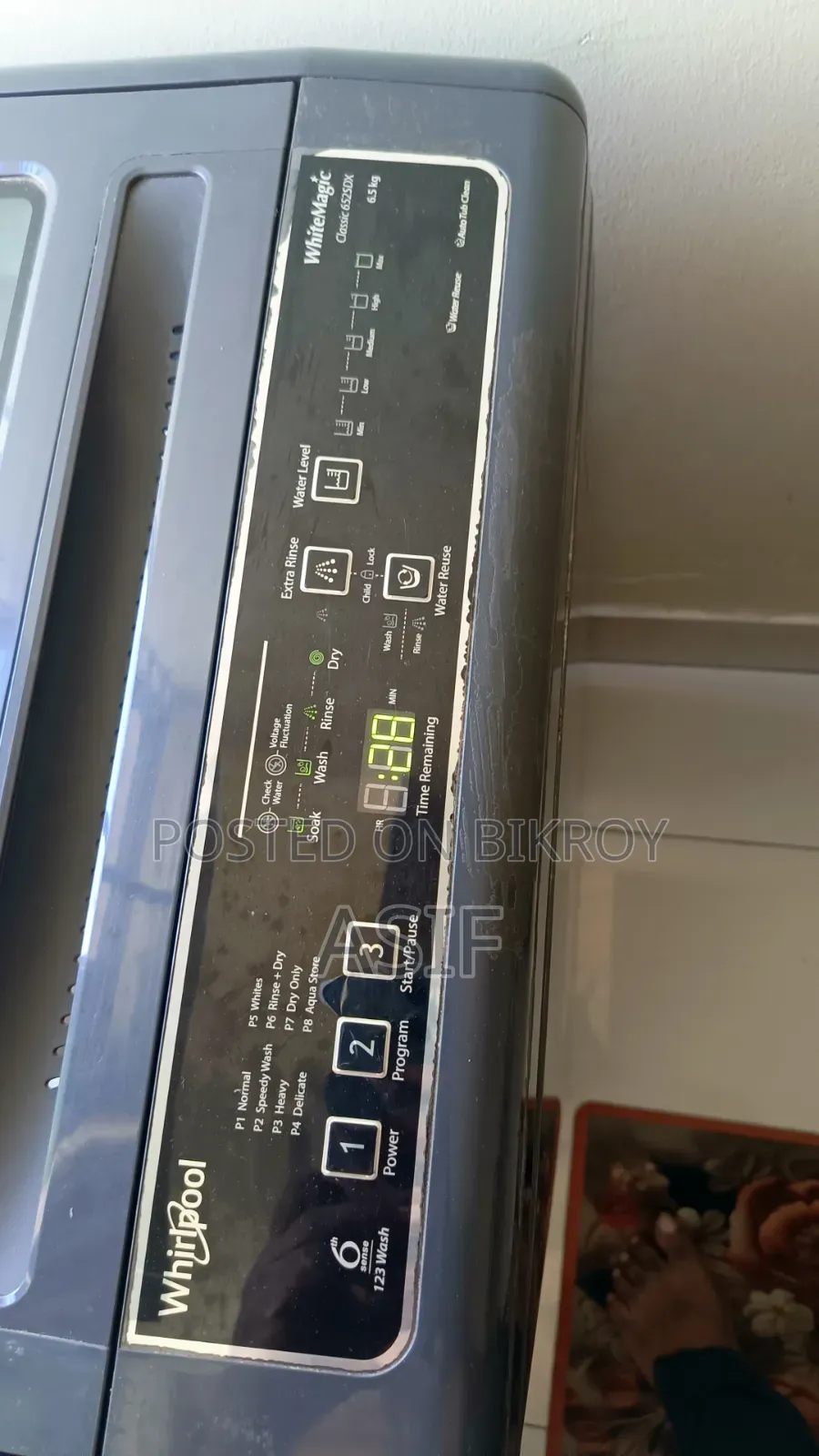 Whirlpool 6.5 KG Fully Automatic Washing Machine