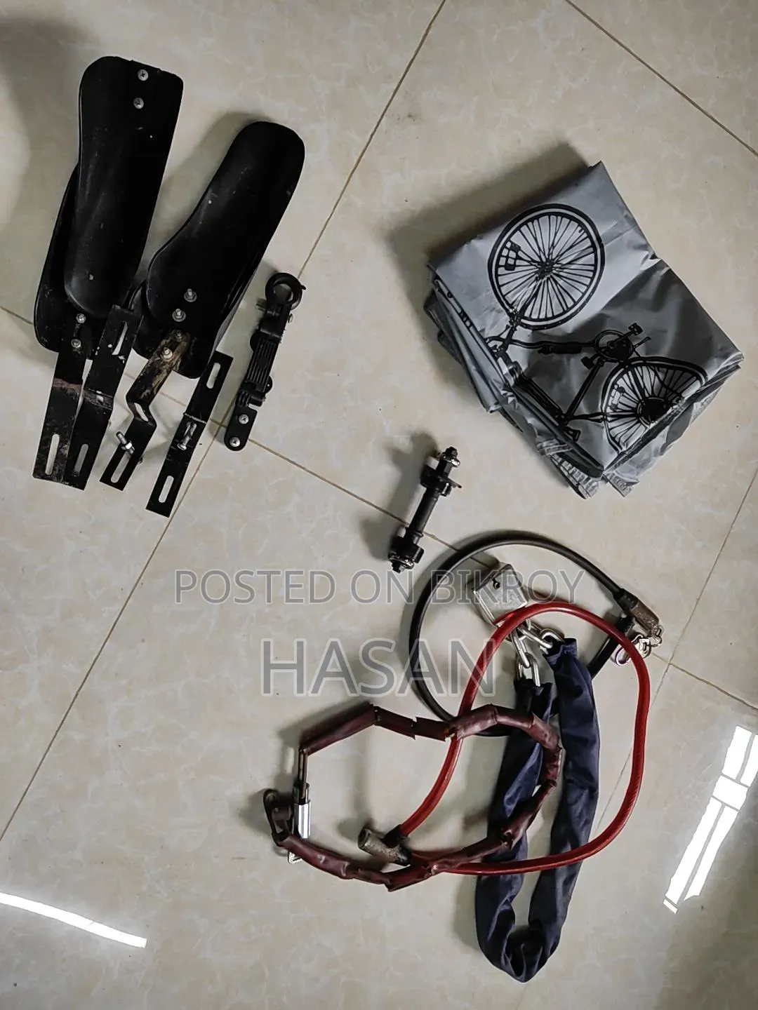 Some bicycle parts will be sold