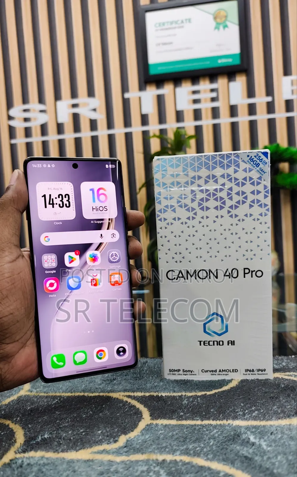 Tecno Camon 40 Pro 4G 256 GB Graphite