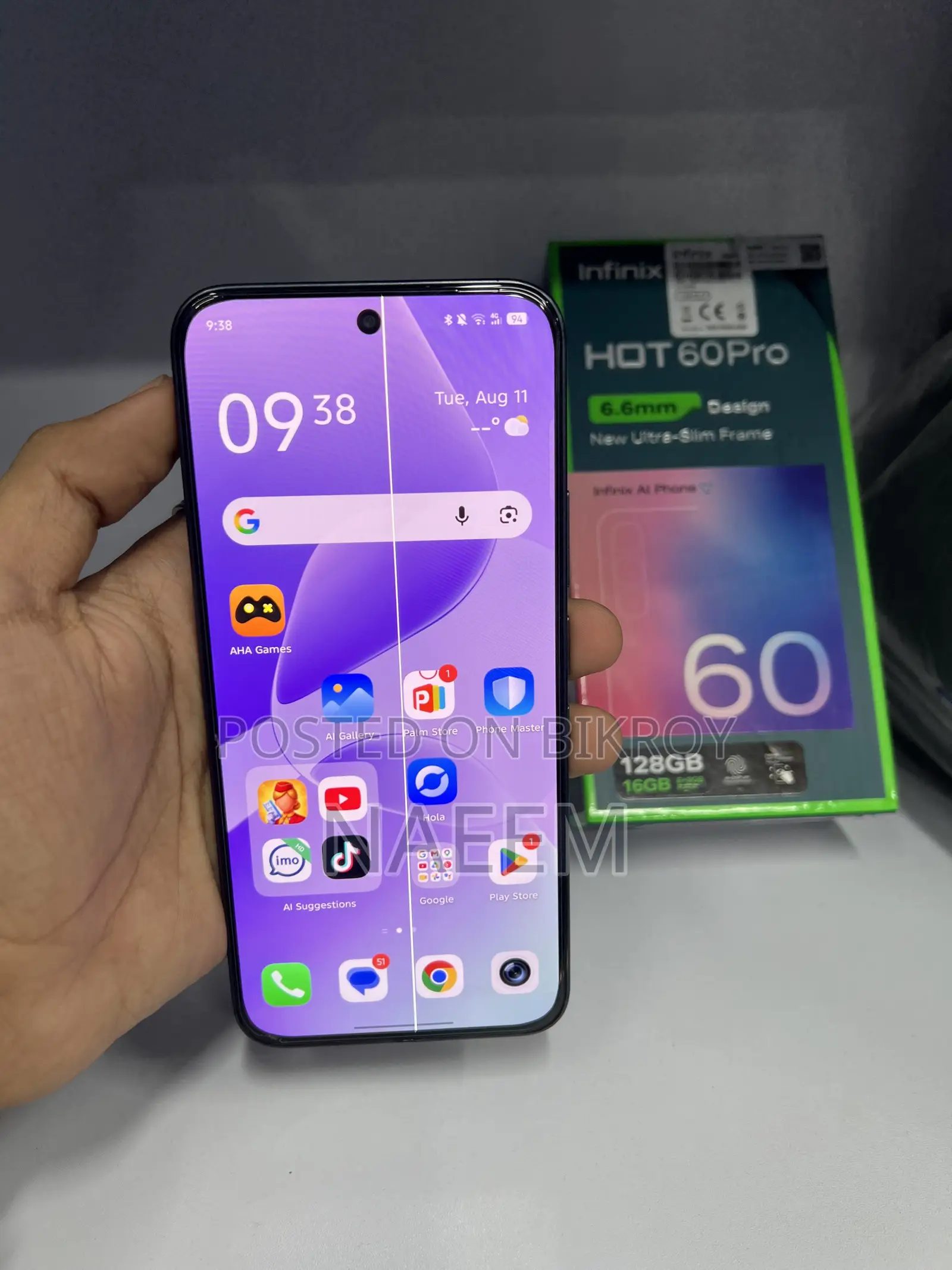 Infinix Hot 60 Pro 128 GB Black