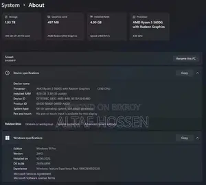 Desktop Computer 4GB AMD Ryzen 5 HDD+SSD 2T