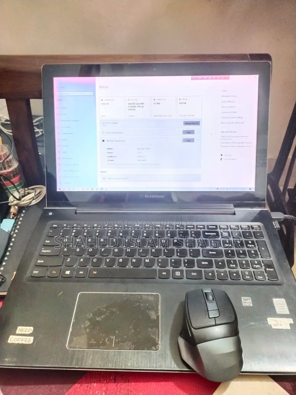 Laptop Lenovo IdeaPad 530S 8GB Intel Core I5 HDD 500GB