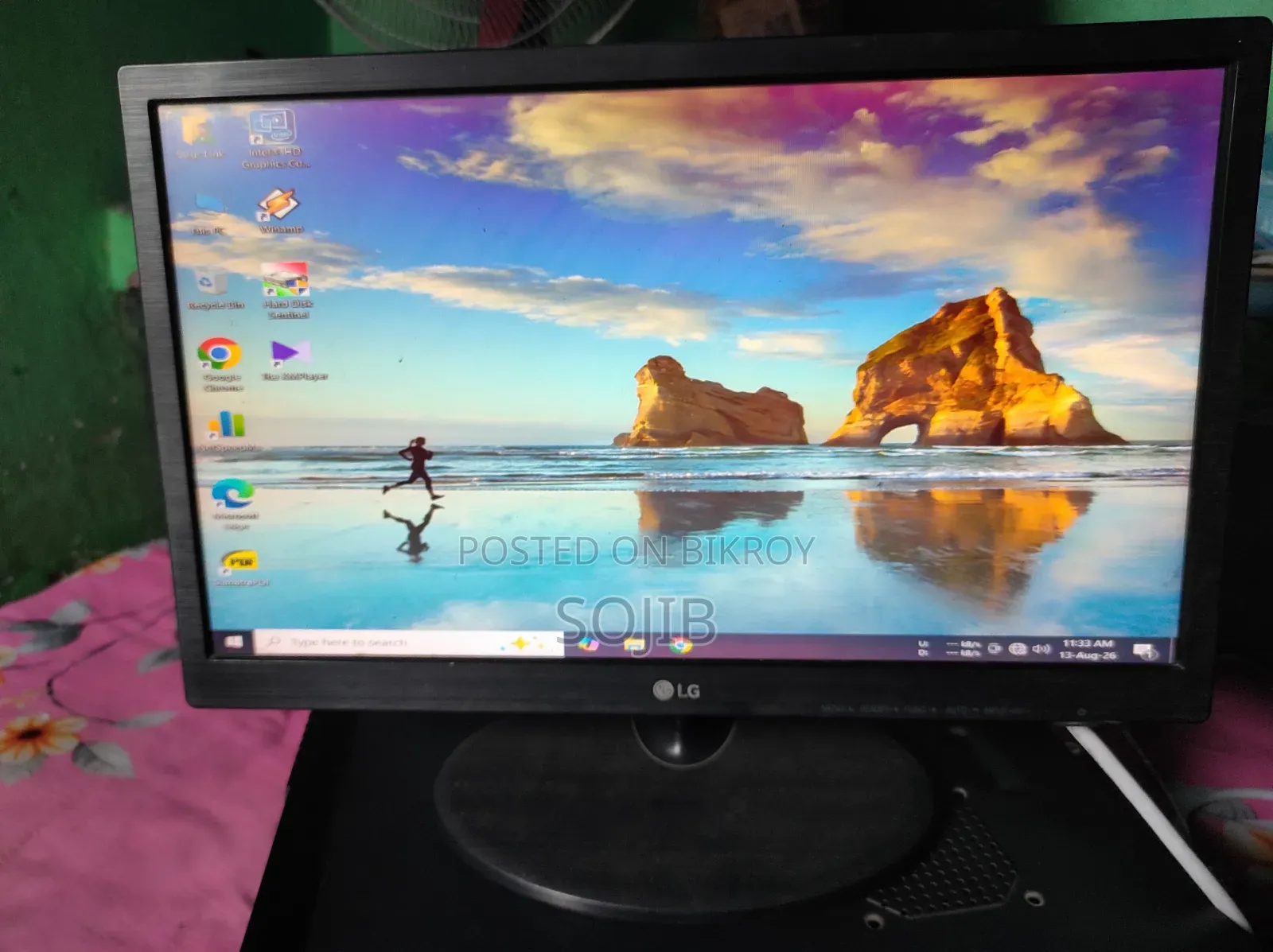 LG ১৯" মনিটর নো সার্ভিস হিস্ট্রি