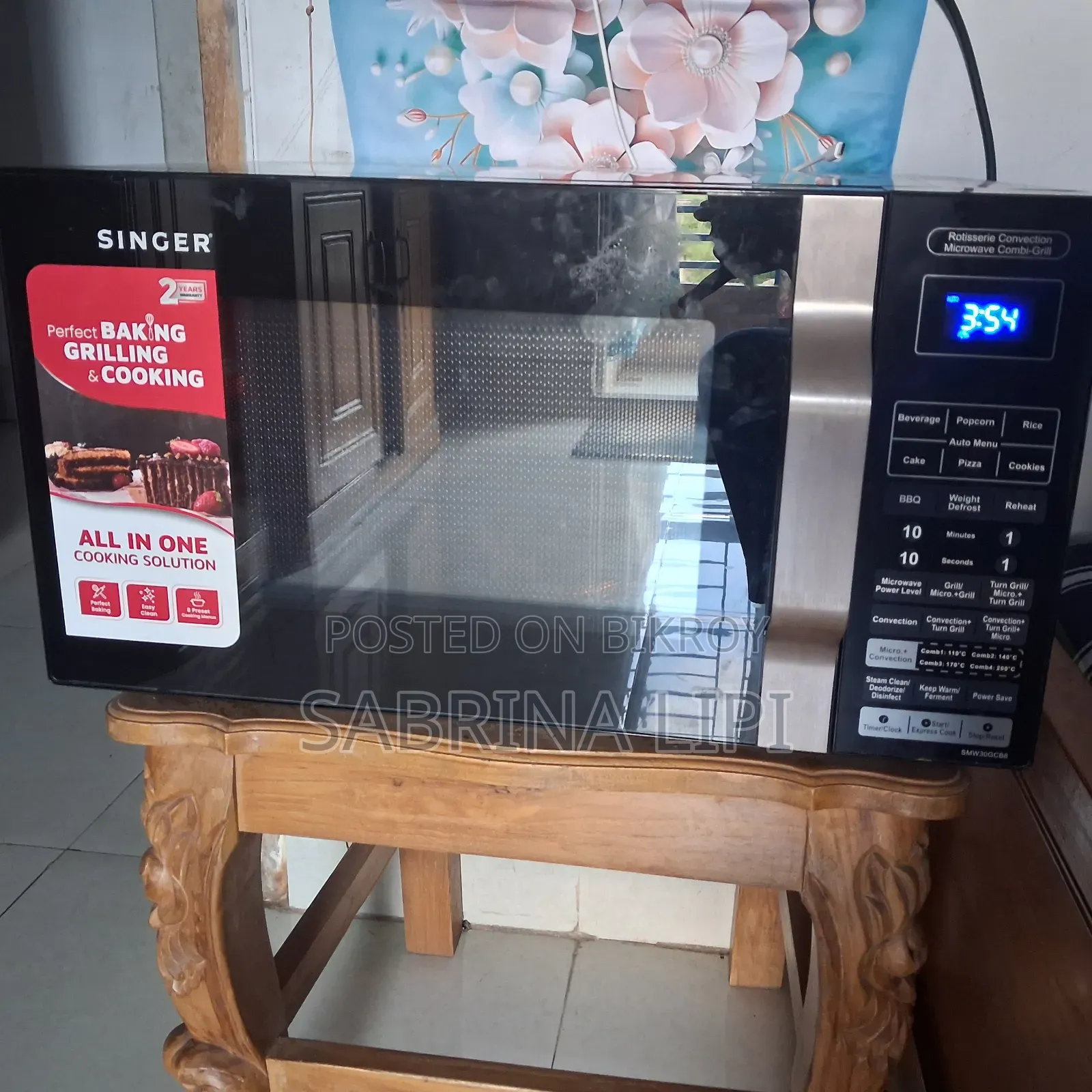 30L. Singer Microwave Oven -মাএ দুই বার ব্যবহার একদম ফ্রেশ।