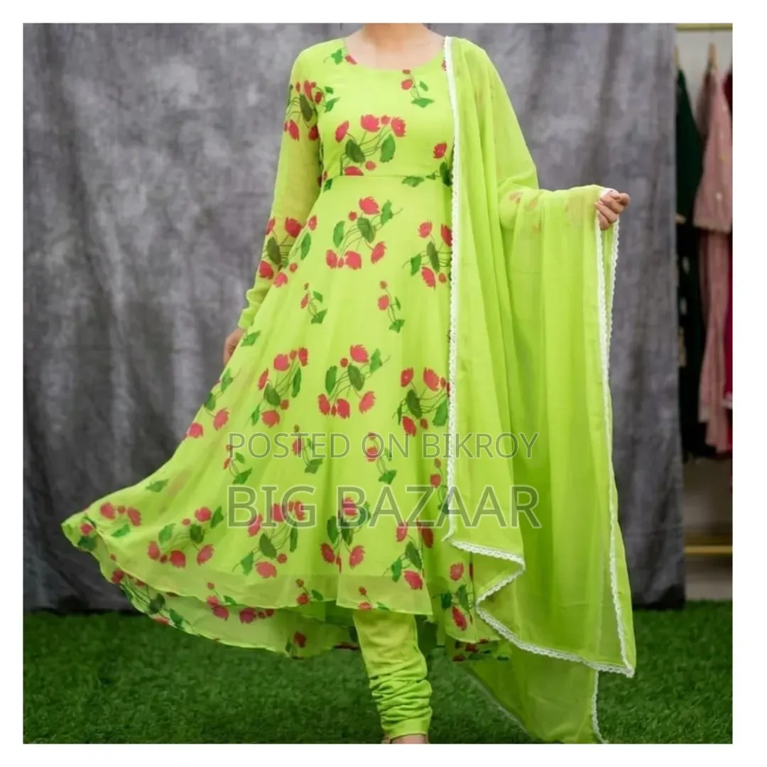 Indian Georgette Three Piece Gown