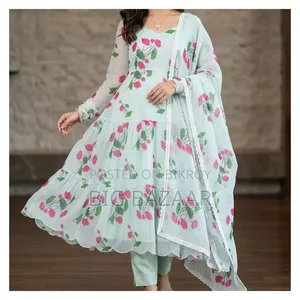 Indian Georgette Three Piece Gown