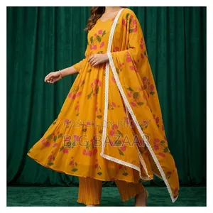 Indian Georgette Three Piece Gown