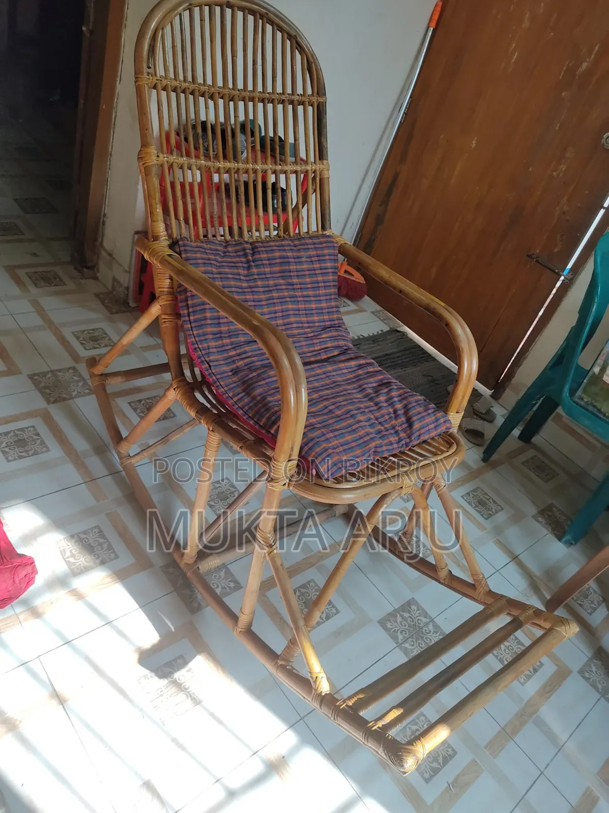 Rocking Chair. Five feet long, very sturdy.