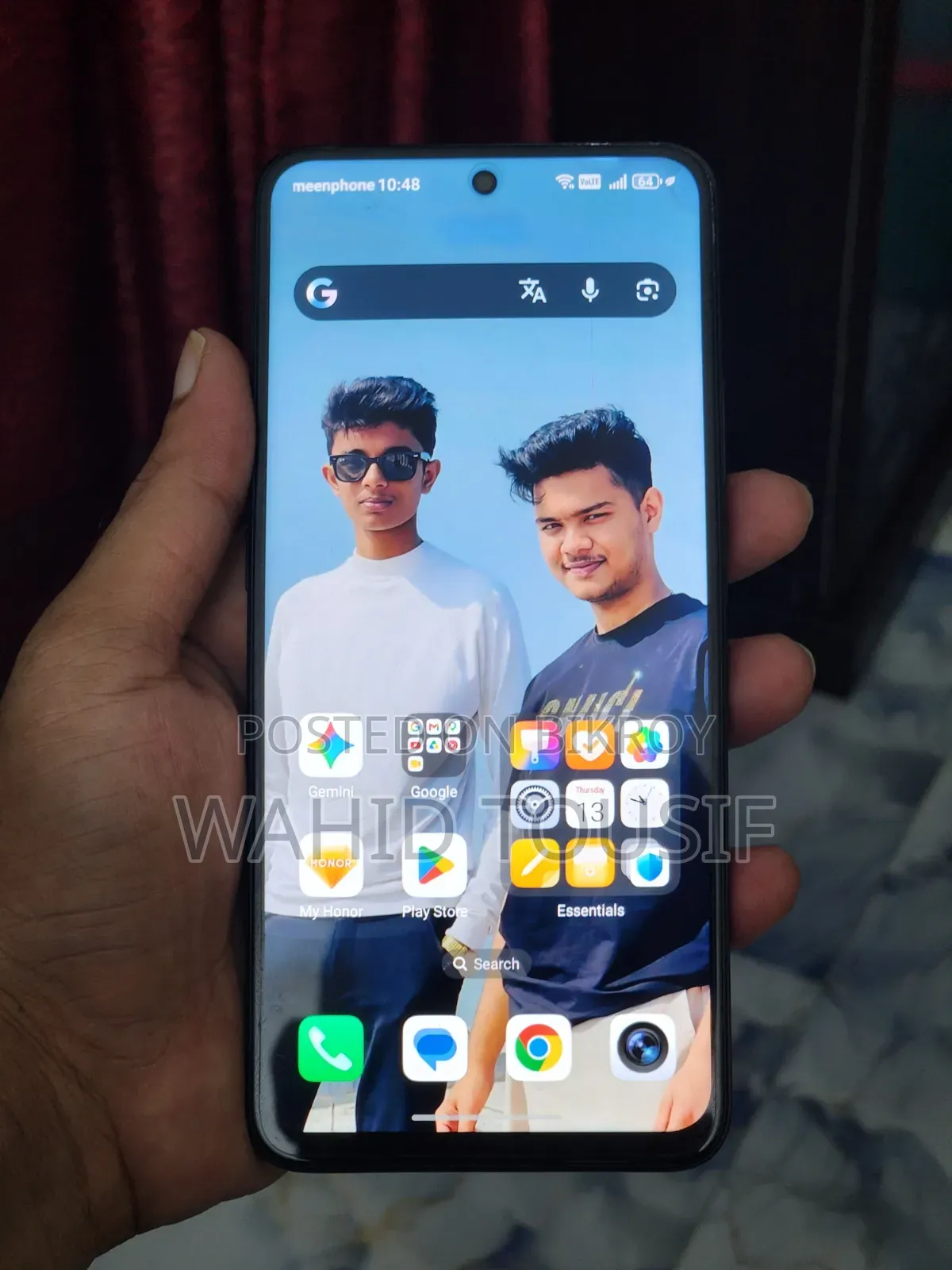 Honor X7d 256 GB Black