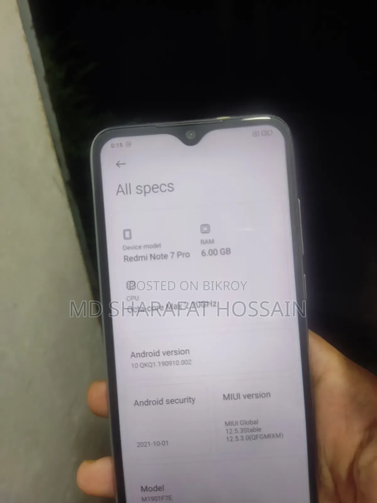 Xiaomi Redmi Note 7 Pro 128 GB White