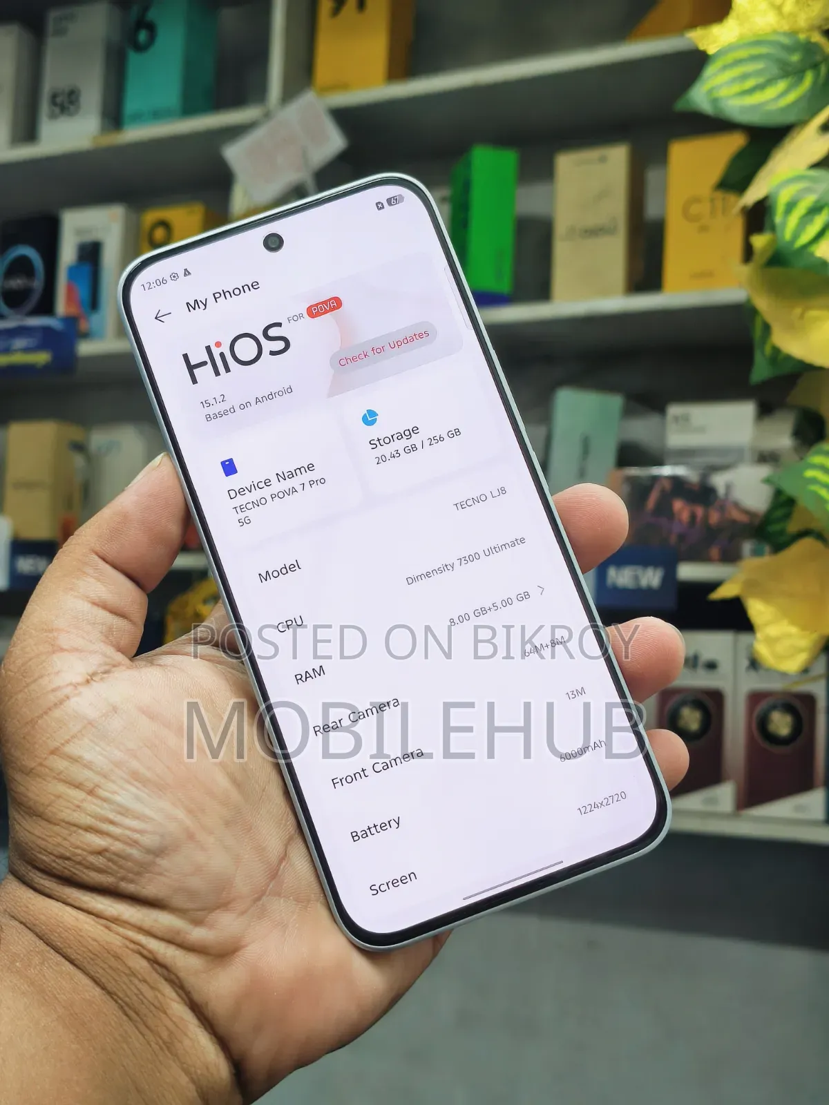 Tecno Pova 7 Pro 5G 256 GB White
