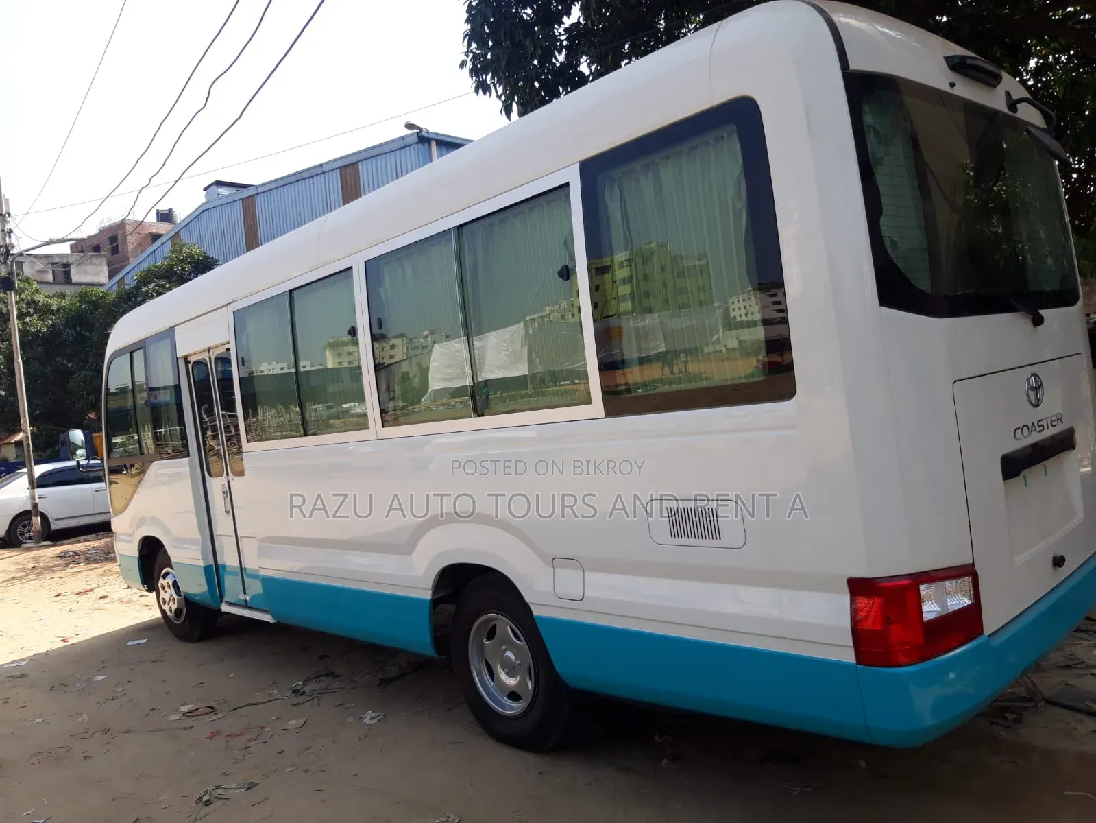 এসি কোস্টার বাস ভাড়া