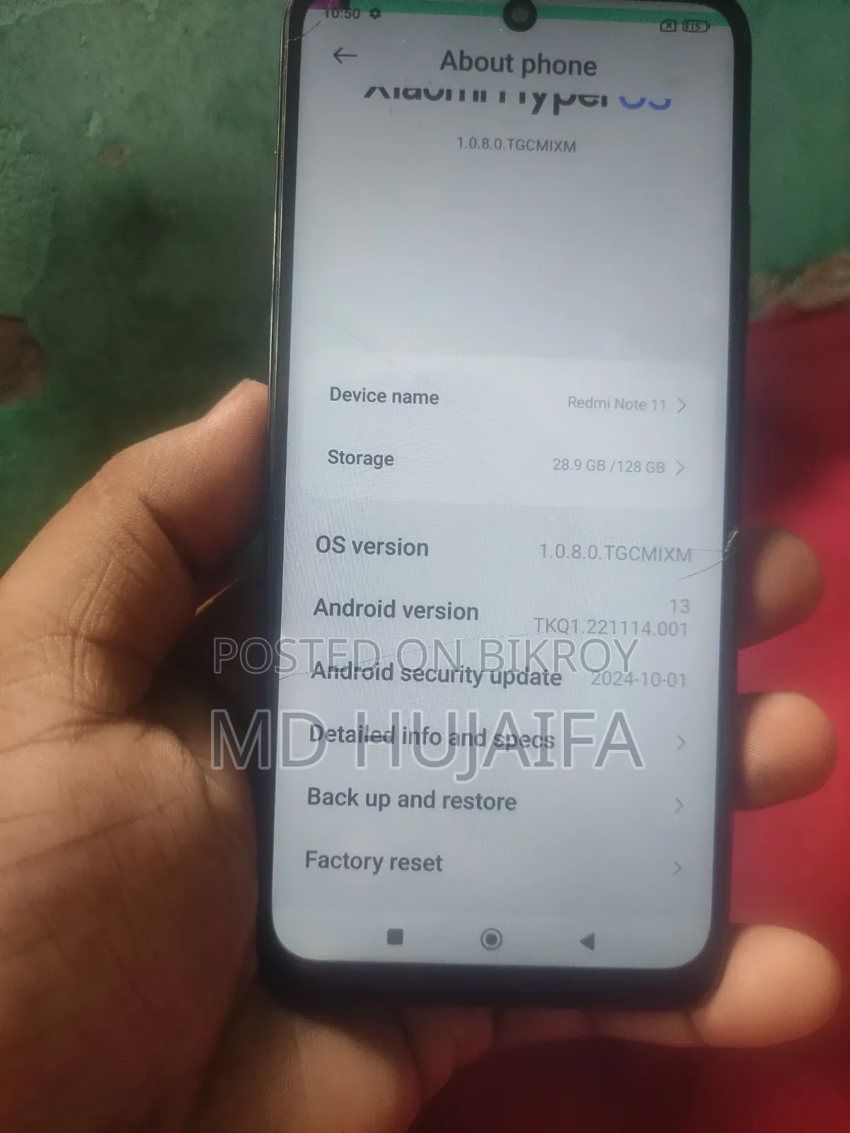 Xiaomi Redmi Note 11 128 GB Blue