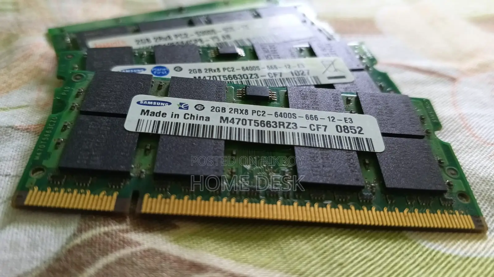 DDR2 : 2GB - Laptop RAM ( 4 Ps )