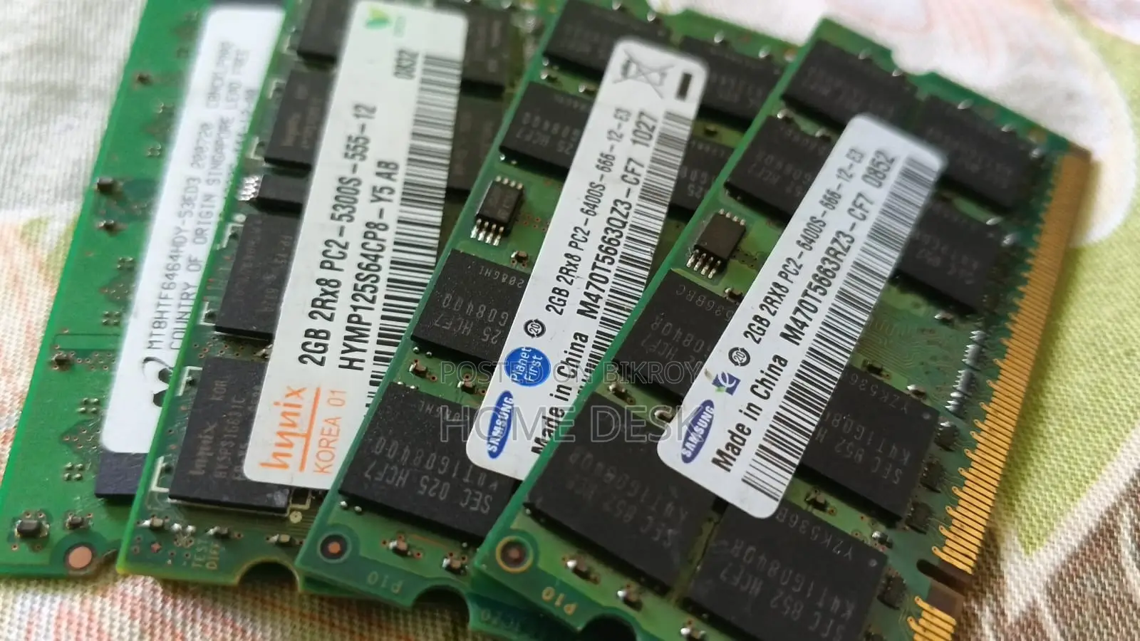 DDR2 : 2GB - Laptop RAM ( 4 Ps )