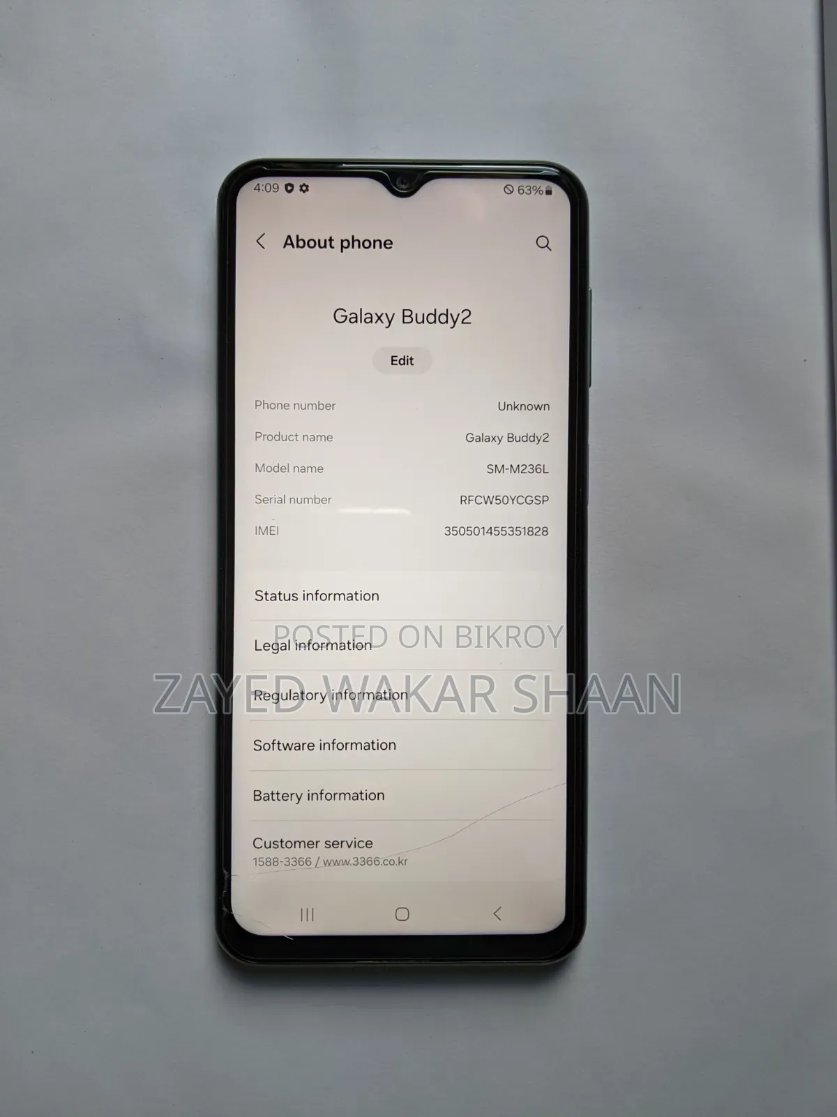 Samsung Galaxy Buddy 2 128 GB Green