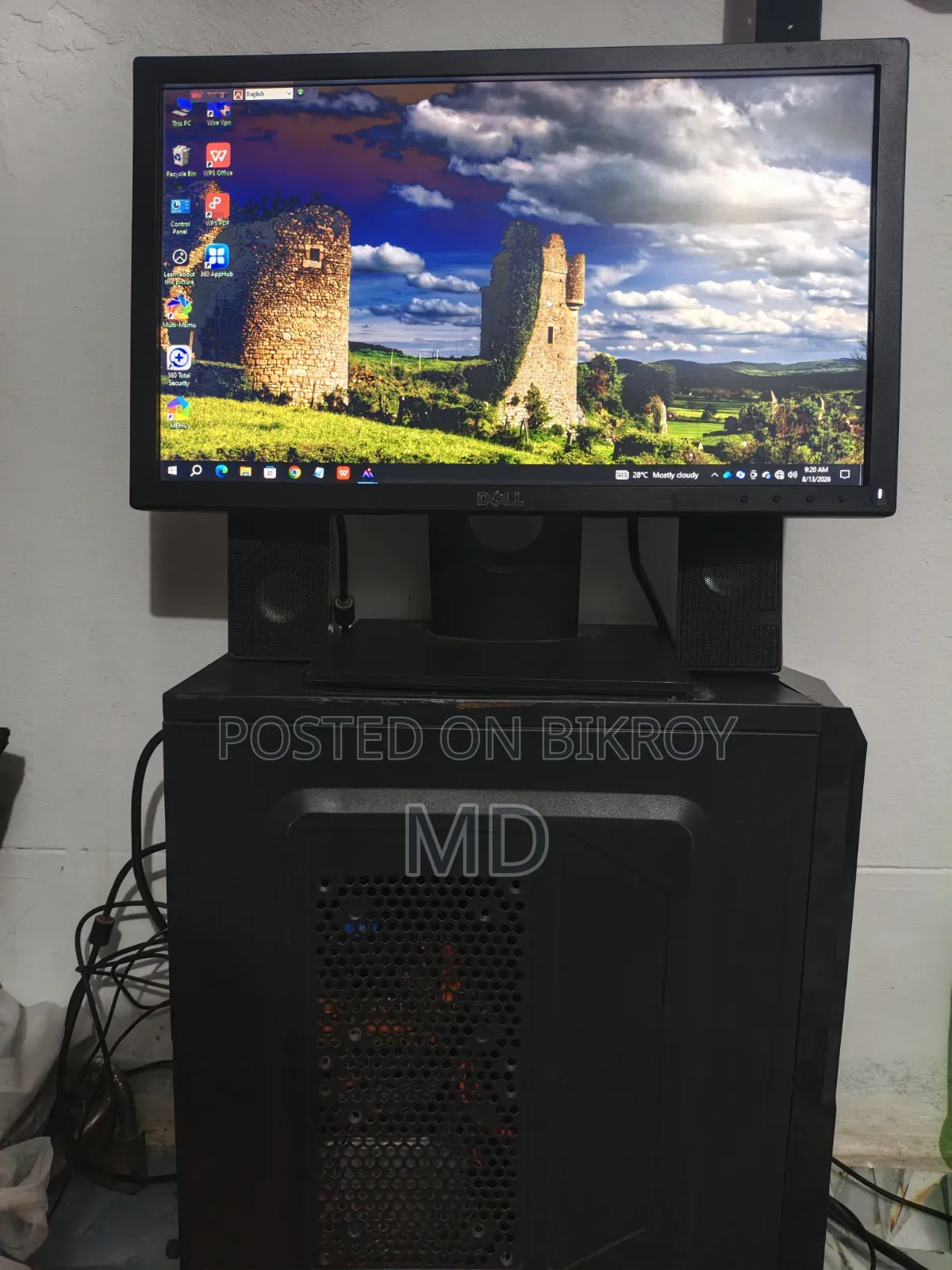 Desktop Computer Dell 4GB Intel Core I3 HDD 128GB