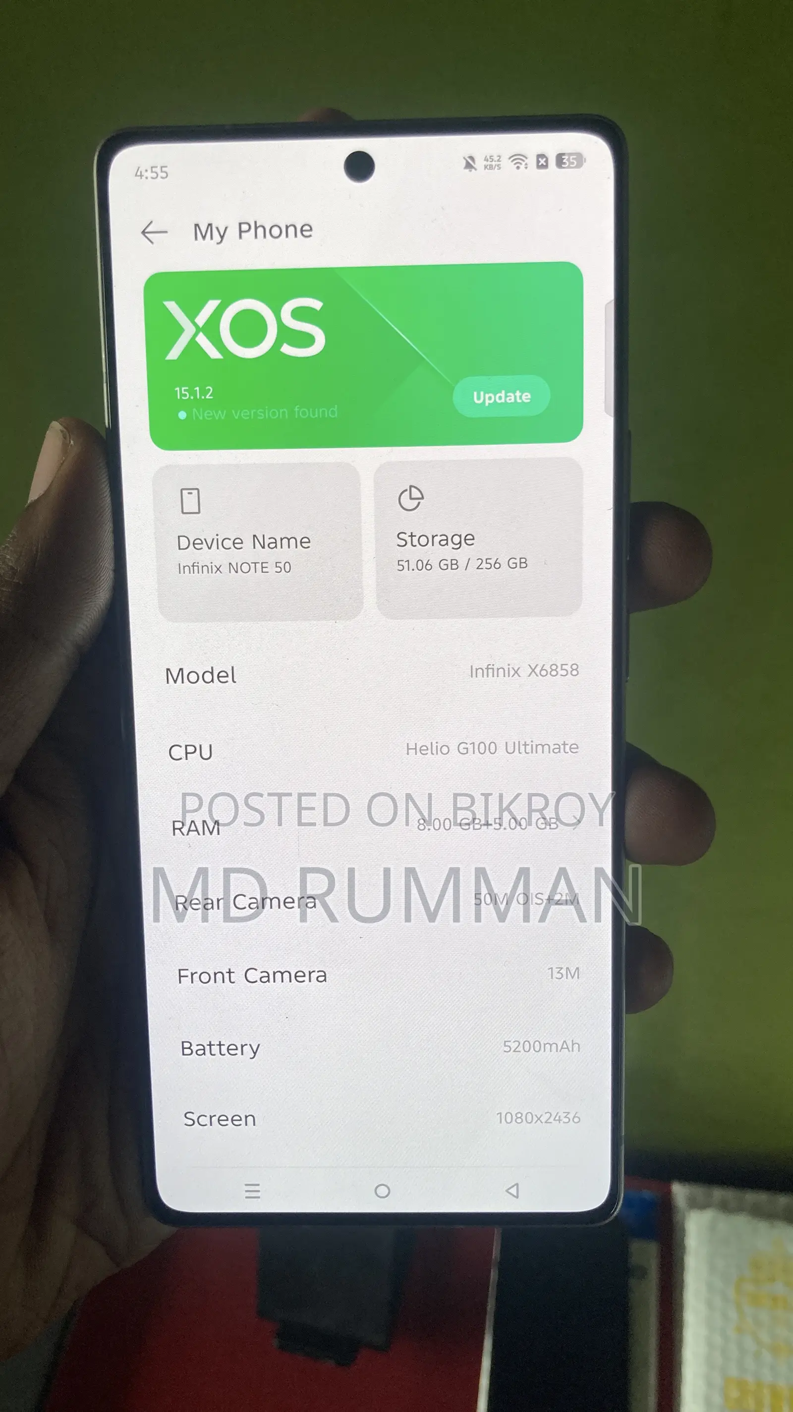 Infinix Note 50 Pro 256 GB Bronze