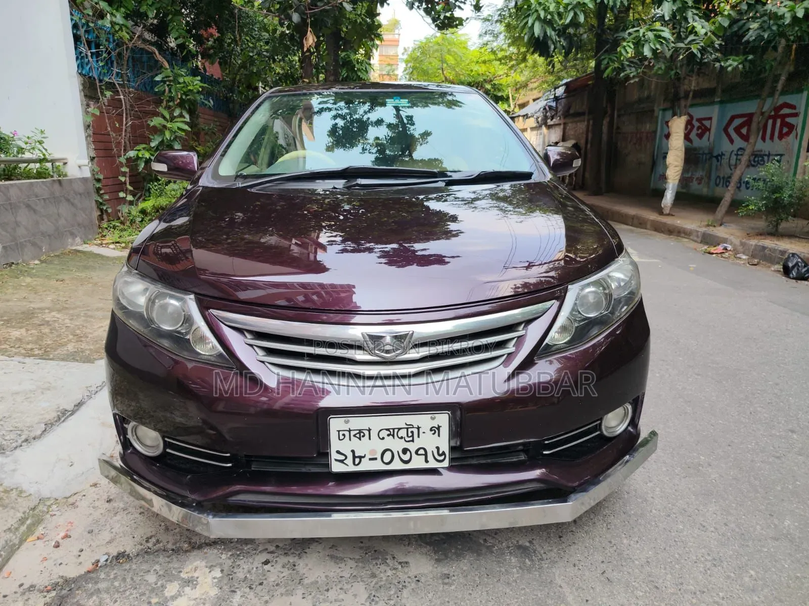 Toyota Allion 2012 Maroon