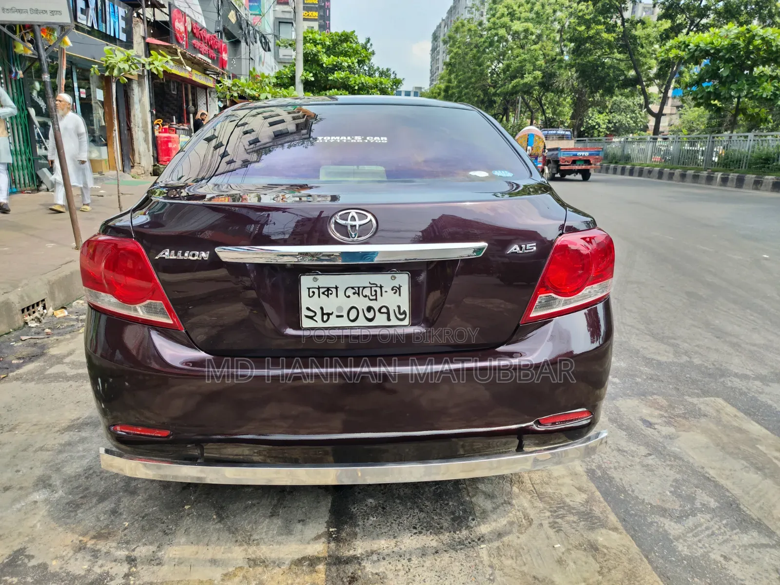 Toyota Allion 2012 Maroon