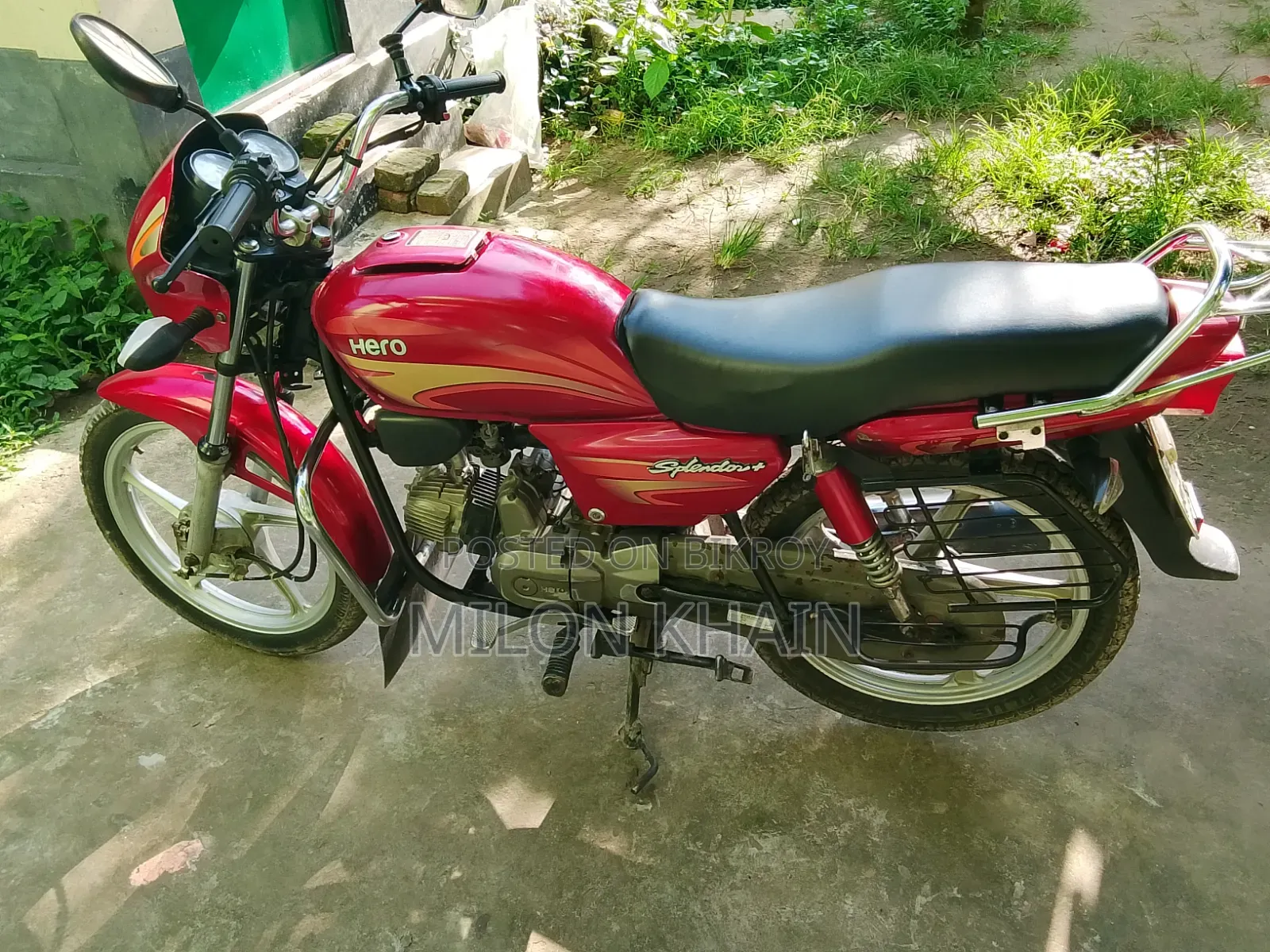 হিরো স্প্লেন্ডার প্লাস স্পোর্টস ২০১৭ কমলা